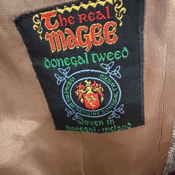 Magee Donegal Tweed Sport Coat Blazer Men’s Size 50 Tall - Picture 5 of 15